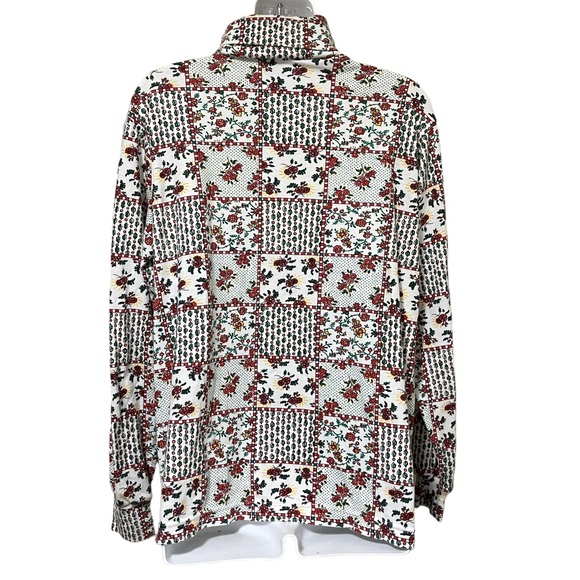 Vintage 90's Jason Maxwell Christmas Holiday Floral Holly Turtleneck - Picture 6 of 9